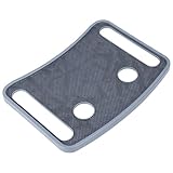 Soaids Walker Tray for Seniors with Dual Cup Holders, Side Pouch and Non-Slip Pad, Lightweight Durable Food & Drink Table, Compatible with Walker of 10210-1 Model (Gray)