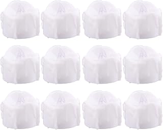 MILAODE LED Candles, 12 Flameless LED Candles Tealights LED Tealights Battery-Operated with Timer Function Warm White