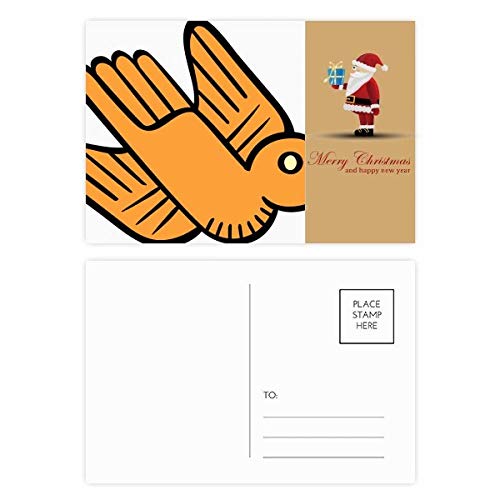Cartes postales indiennes oiseaux du Père Noël dessin correspondance lot 20 papeterie art
