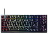 Razer Huntsman Tournament Edition (Red Switch) - Clavier de Jeu TKL Compact avec commutateurs opto-mécaniques linéaires Rapides (Capuchons de Touches en PBT, Chroma RGB) - Clavier AZERTY, Noir