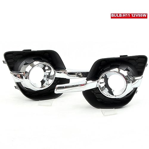2Pcs 55W Conjunto De Luz De Nevoeiro Frontal 12V Luz De Circulação Diurna Halógena Luz De Pára Choqu