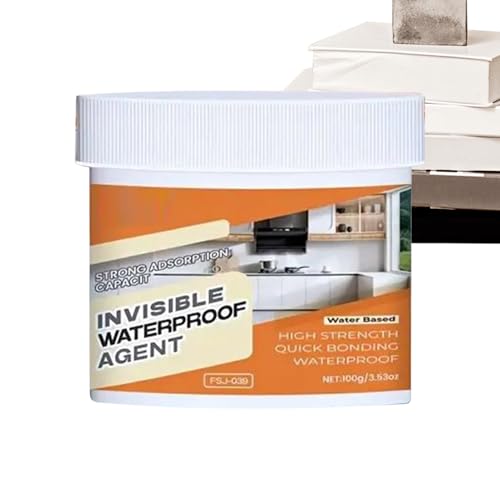 Impregnante invisible - Sellador aislante transparente para techo y | 100 g de pegamento transparente para aislamiento reparación, baño, azulejos, paredes, techo, exterior, cocina