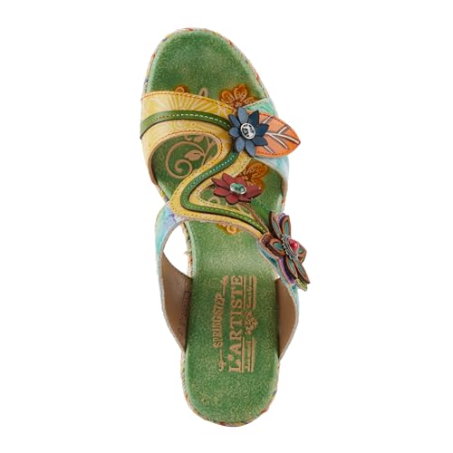 Spring Step L'Artiste DREAMT-MNTM Women'S Dreamt Hand-Painted Slide Sandals thumb #3