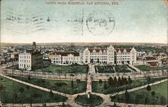 Santa Rosa Hospital San Antonio, Texas TX Original Antique Postcard 1908