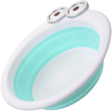 KIDAC Portable Collapsible Basin Tub Dish BPA-Free Saving Space-Great for Travel Camping Trip (Green)