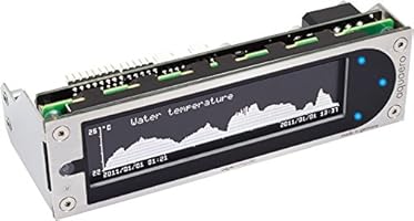 Aquacomputer Aquaero 6 XT USB Fan Controller with Blue Graphic LCD, Touch Control, and IR Remote Control