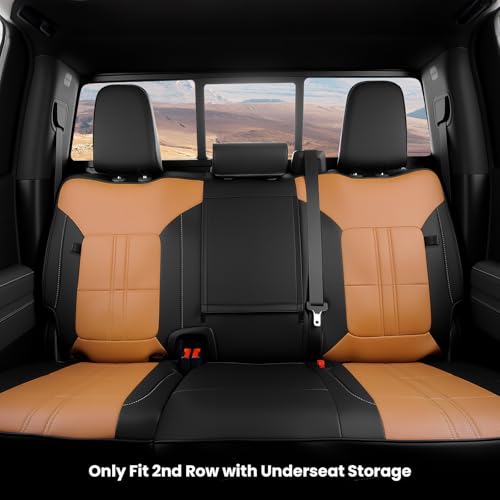 Image of 2019-2026 Chevy Silverado /GMC Sierra Seat Covers, Amber & Black