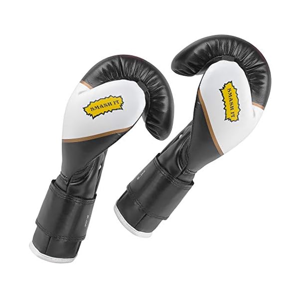 Kids-Boxing-Gloves-for-Kids-Children-Youth-Punching-Bag-Kickboxing-Muay-Thai-Mitts-MMA-Training-Sparring-Gloves Kids Boxing Gloves for Kids Children Youth Punching Bag Kickboxing Muay Thai Mitts MMA Training Sparring Gloves (Black, 6 oz)