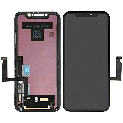 Ztr Black For Iphone 11 6.1 Inch Retina Hd Lcd Display Digitizer Touch Screen Replacement Full Complete Frame Assembly Model A2111 / A2223/ A2221 With Waterproof Adhesive Required Tools #TOP1
