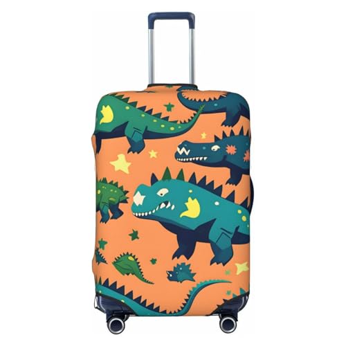 Dinosaur Print Luggage Suitcase Cover Protector Luggage Washable Covers With Concealed Zipper - Main Image