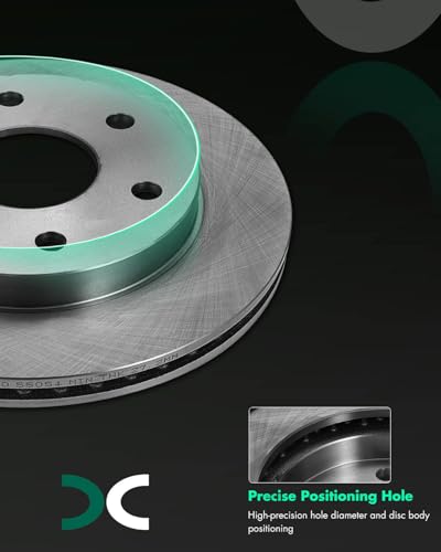 Image of SCITOO Front 12 inch Brake Pads and Rotors Kits Fit For Cadillac For Escalade ESV /EXT,For Chevy For Avalanche 1500 /For Silverado 1500 /For Suburban 1500 /For Tahoe,For GMC For Safari /For Yukon XL 1500