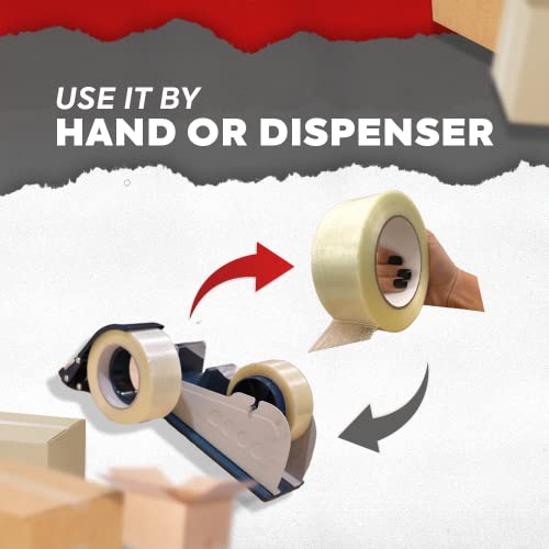 Mat Commodity Grade Fiberglass Reinforced Filament Strapping Tape - 3/4 In. Wide X 60 Yds. (Pack Of 1) Filaments Run Lengthwise #TOP4