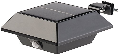 Lunartec Lampe Solaire à LED pour gouttière 160 LM / 2 W avec capteur PIR