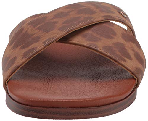 Roxy Women's Diane Slide Sandal, Cheetah Print, 6 M Us #TOP1