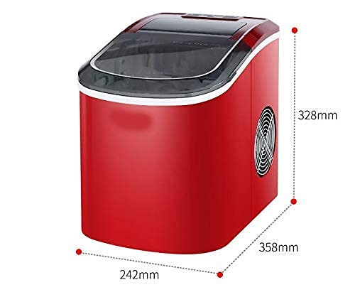 Portable, Machine For Countertop, 0.7kg Mini Ice Storage, 15kg Daily, 2.2l Water Tank Electric With Ice Scoop, LED Display, Countertop Compact Perfect For Parties Mixed Drinks on Fridge.com - View 5