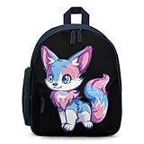 Photo Gallery trans fox, zaino transgender carino mini borsa da viaggio borsa da viaggio alla moda, stile blu, taglia unica Photo Gallery trans fox, zaino transgender carino mini borsa da viaggio borsa da viaggio alla moda, stile blu, taglia unica