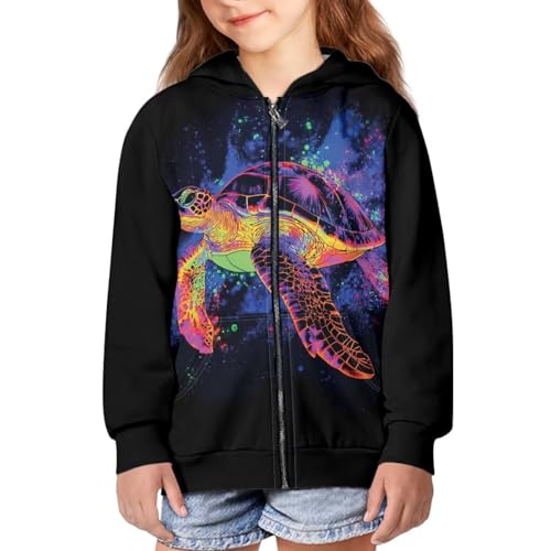 Sweat à capuche zippé pour garçons avec poches veste décontractée coton bleu - 5