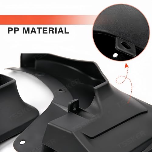 Guardabarros para Tesla Model X 2015-2022: kit protector de salpicaduras definitivo 4