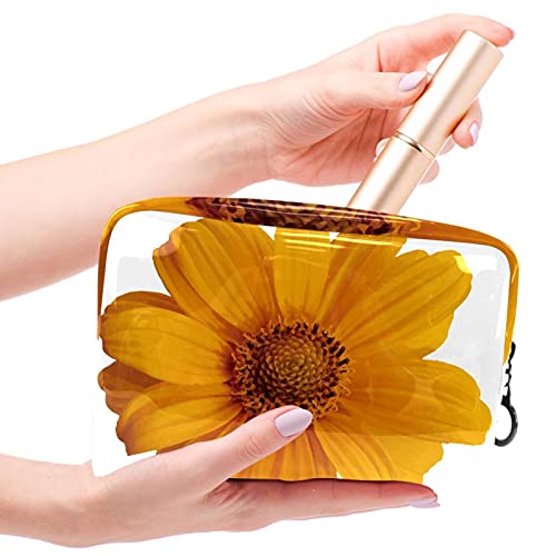 Trousse à maquillage fleurs blanches pour ne plus perdre vos rouges à lèvres