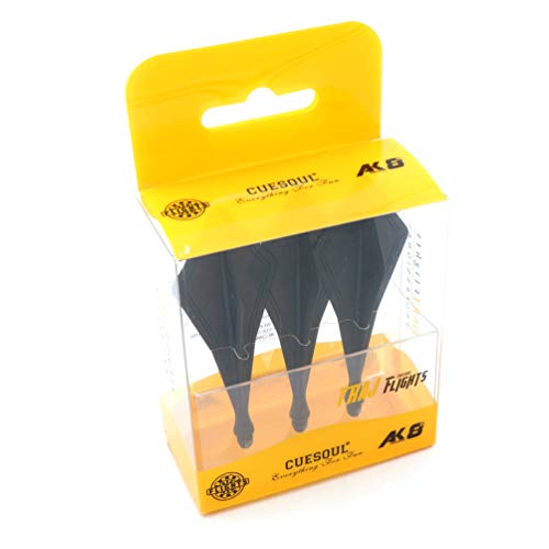 CUESOUL TRAJ AK8 Nuevos vuelos Integrados de Dardos, Juego de 3