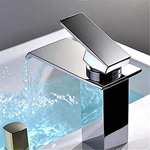 Robinets d'évier chromés mitigeurs eau froide chaude pour plan de travail - 4