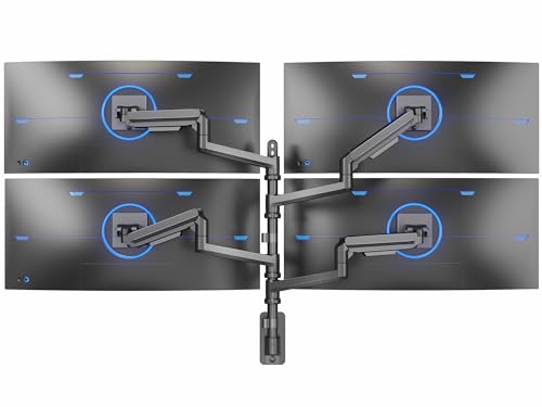 VIVO Quad Ultrawide Wall Mount