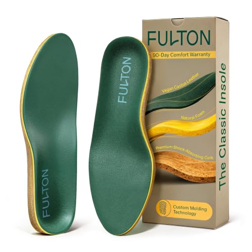 Fulton Men's Cork Orthotic Insoles
