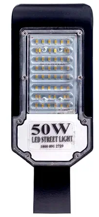 PE 50 Watts Lens LED Street Light Waterproof IP65 Full Metal Body, 140 Per watt Lumens with 2 Years Warranty