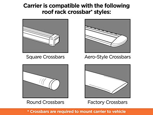 Thule 614 Pulse Rack, Medium, Black thumb #5