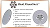 Heat Equalizer Set of All 3 Sizes - The Heat Diffuser for Gas Stove & Electric Stove - Aluminum & Copper Alloy, Hot Plate & Stove Burner Cover, Ring Plate Cover, Commercial #3
