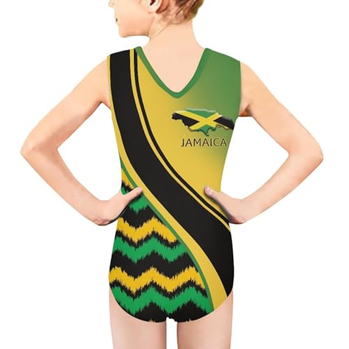 Image of Girls Cartoon Pattern One-Piece Swimsuits Sport Racer Swimwear Beach Bathing Suit, Size 5-14