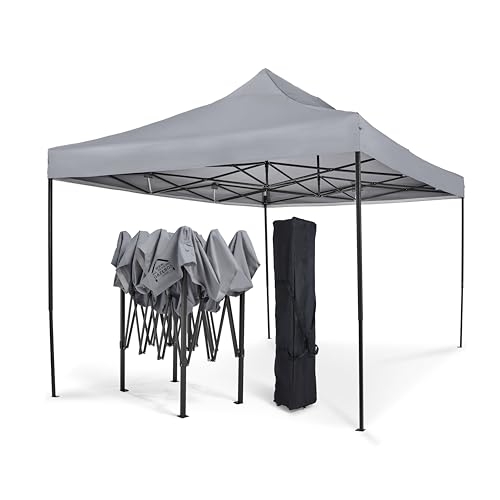 All Seasons Gazebos 3x4.5m vollständig wasserdichtes Faltpavillon - Metallisch Grau