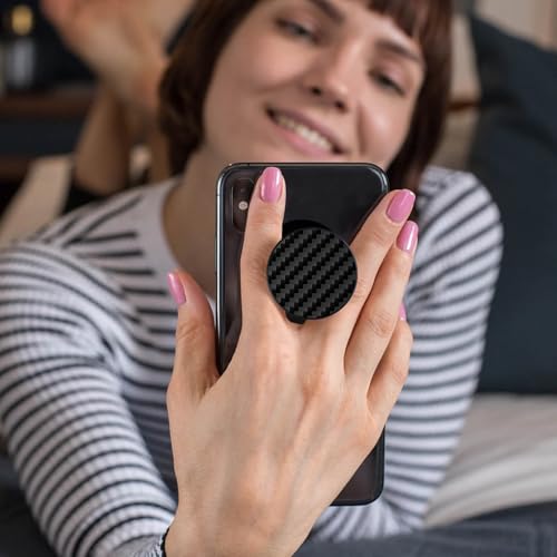 Gshlgao ZHILIPING-06 3 Pack Genuine Carbon Fiber Expandible Collapsible Mobile Phone Grip Stand Holder thumb #1