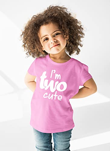 Image of 2nd Birthday Outfits for Toddler Girls im Two Cute Shirt Girl 2 Years Old Second Birthday