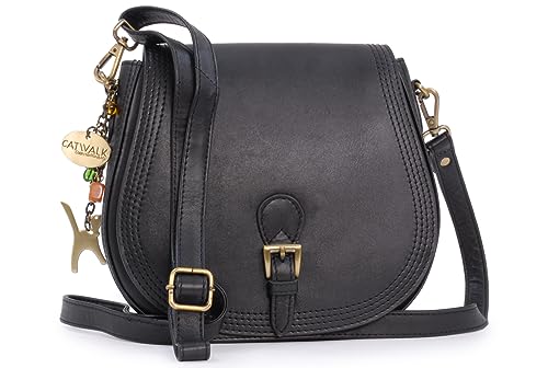 Sac bandoulière femme cuir sac à main moyen multipoches Isabella
