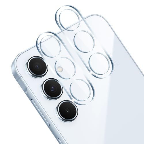 用 Galaxy A55 5G レンズ保護フィルム【2枚入り】 国産旭硝子素材 対応 ギャラクシーA55 5G カメラフィルム 9H表面硬度 強化ガラス レンズフィルム 全面保護 耐衝撃 用 Galaxy A55 5G SC-53E / SCG27 液晶