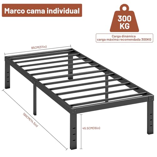 Base de Cama Individual 8 Imagen adicional