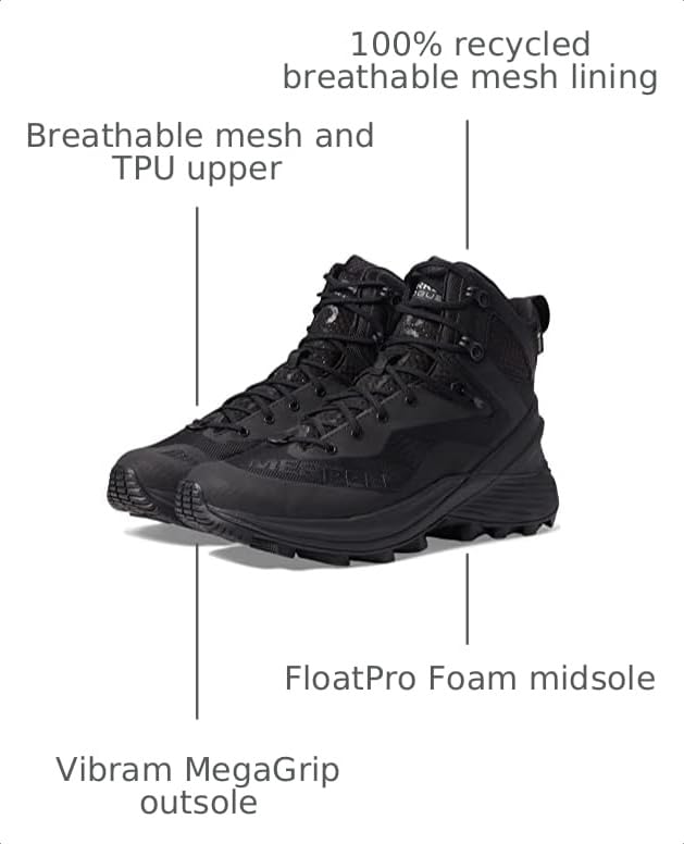 Image of Merrell mens Rogue Tactical Gore Tex