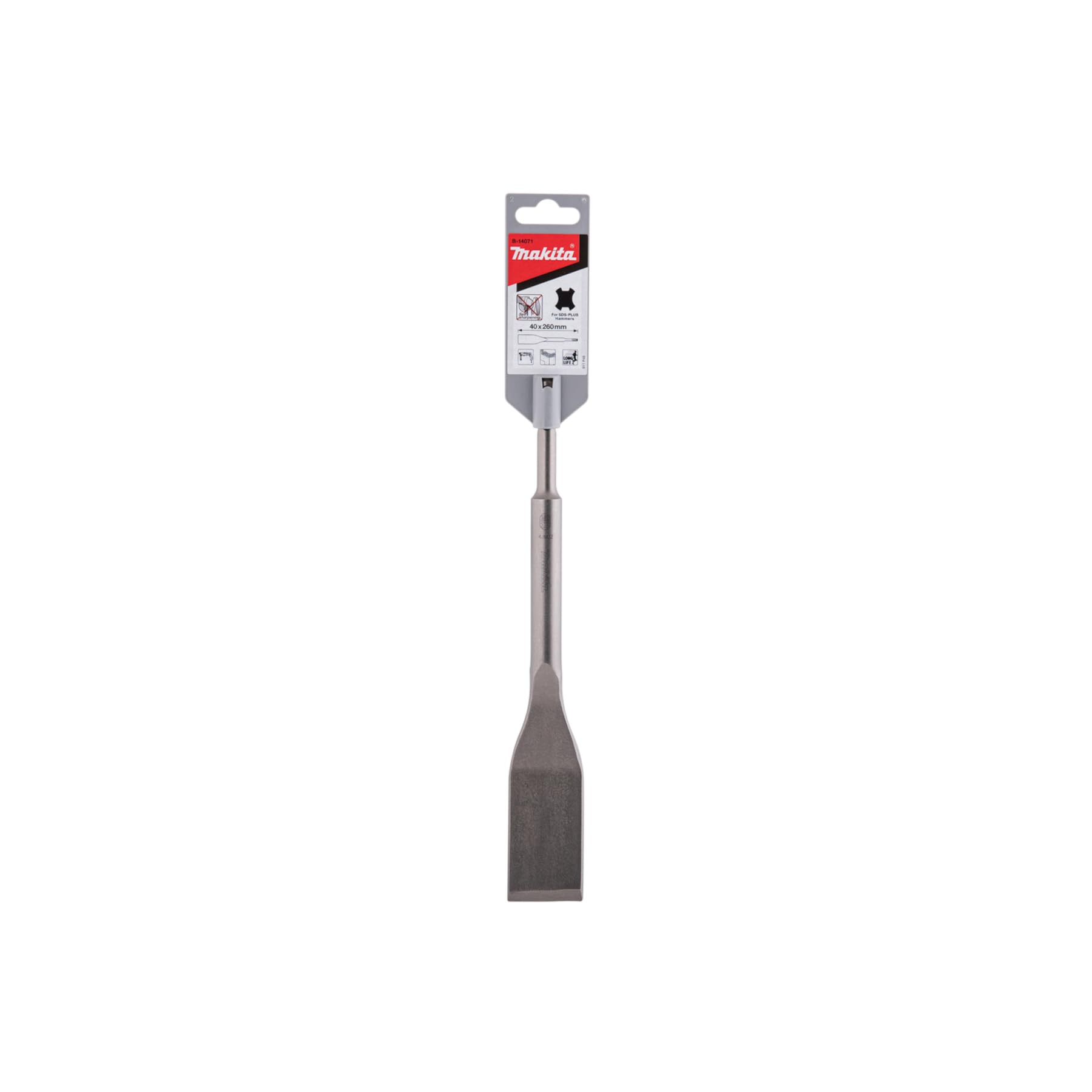 Makita scalpello per piastrelle SDS +, 40 x 260 mm, B 14071