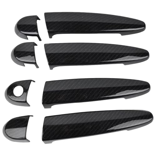 アウタードアハンドルカバー Compatible With For 4 Series F32 F33 F36 2014 2015 2016 2017 2018 2019 カーボンファイバー製外装ドアハンドルカバー 自動車部品