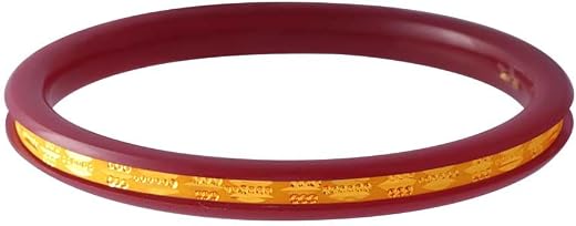 P.C. Chandra Jewellers 22KT (916) Yellow Gold Simple Designed Bangle For Women - 2.2 Gram