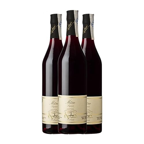 Licores Kuhri Mûre Licor Macerado de Mora 70 cl (Caja de 3 Botellas de 70 cl)
