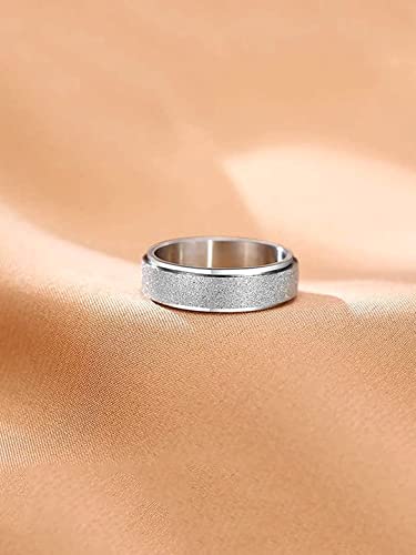 Stainless Steel Spinner Revolving Finger Ring, Stylish Accessory