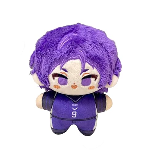 Zhongkaihua 12CM Blue Lock Reo Mikage Plüsch-Figur Kissen Anime PP-Baumwolle Weich Gefüllt Pelzig Tasche Auto Dekoration Zuhause Anhänger Für Fans