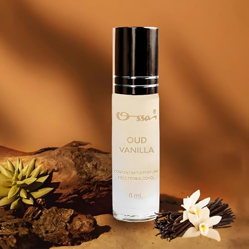Image of Ossa Oud Vanilla Concentrated Perfume 6ml | Alcohol Free Roll On Attar For Men And Women | Premium Long Lasting Unisex Fragrance With Rich Vanilla & Amber Notes |Ideal For Signature Scent