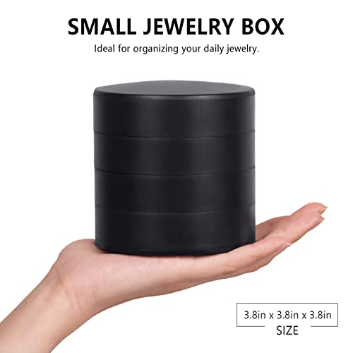 Conbola Jewelry Organizer, Small Jewelry Storage Box Earring Holder For Women, 5-Layer Rotating Travel Jewelry Tray Case With Lid For Bracelets Rings Bracelets thumb #1