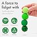 ONO Signets – Silicone Magnetic Balls with Textured Dimples, Bumps, and Waves | Fun to Play with Fidget Toy for Adults | Help Relieve Stress, Anxiety, Tension (Emerald, Set of 8)