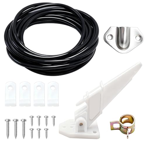 GMAPATS Marine Boat Speedometer Pitot Kit, Automatic Kick-up Tube Assembly for Boat Speedometer up to 80 MPH, Includes 20 FT PVC Tubing