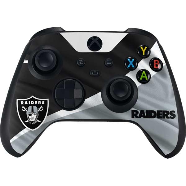 Skinit Decal Gaming Skin Compatible with Xbox Series X Controller - Officially Licensed NFL Las Vegas Raiders Design