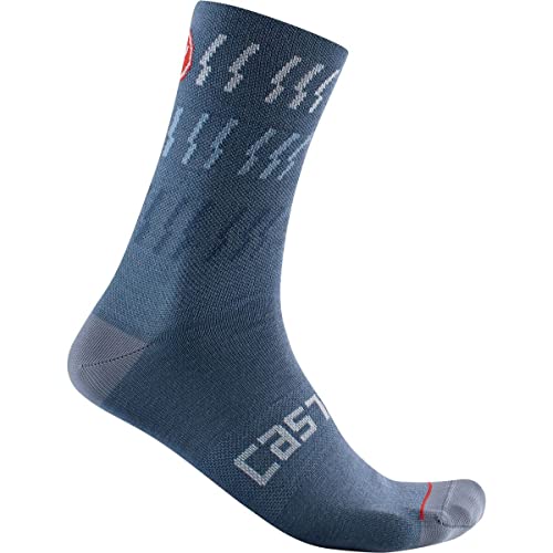 Castelli Mid Winter 18 Sock Steel Blue, S/M